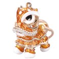 thumbnail image 5 of FRCOLOR Key Ring 1Pc Rhinestone Keychain Creative Key Pendant Keyring Chinoiserie Accessory,4.72"X1.38"X1.18", 5 of 5