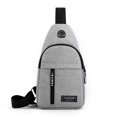 thumbnail image 2 of Men Waterproof Casual Chest Bag Portable One-shoulder Pouch For Outdoor, 2 of 6
