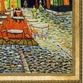 thumbnail image 3 of La Pastiche Vincent Van Gogh 'Cafe Terrace at Night' Hand Painted Framed Canvas Art, 3 of 5