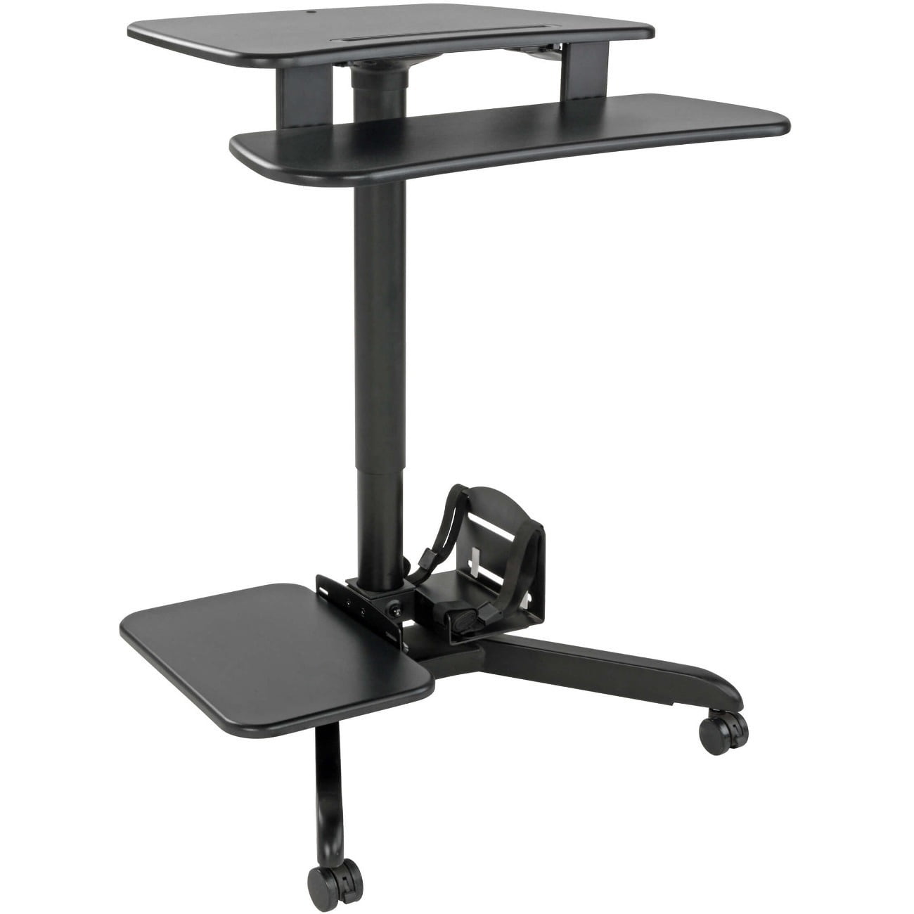 Tripp Lite Mobile Workstation Standing Desk Rolling Cart Height