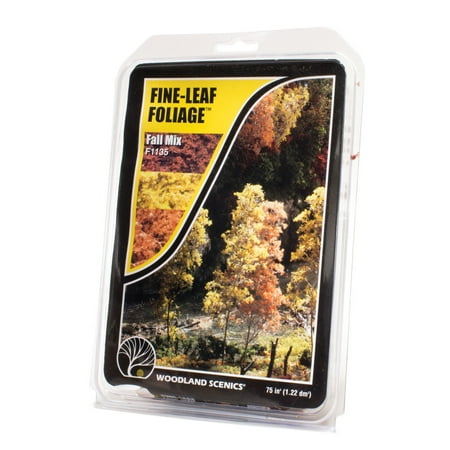 UPC: 0724771011354 | Woodland Scenics Fine Leaf Foliage  Fall Mix