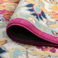 thumbnail image 6 of Transitional 2x3 Area Rug (2' x 3') Oriental Pink, Yellow Indoor Scatter Easy to Clean, 6 of 9