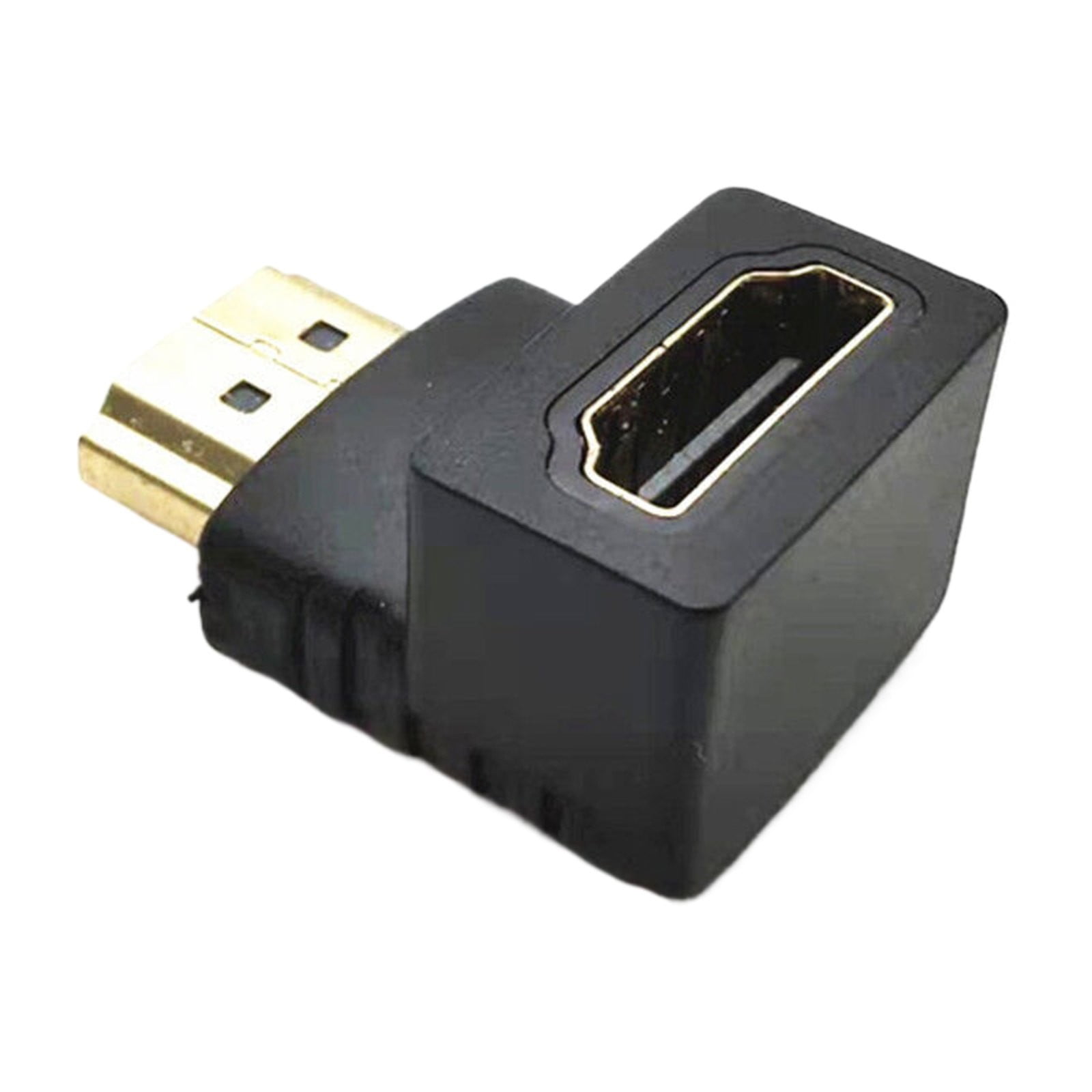 AKYGA 90 Degree HDMI Right Angle Adapter - HDMI Male To Female, High Speed With Ethernet, Version 1.4, Gold Plated