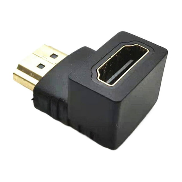 Right Angle Hdmi Adapter with 90 And 270 Degree Angles, Supports 4K Resolution And Arc, Mini Size for Tight Spaces And Home Theater Setup, An Adapter
