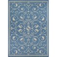 thumbnail image 1 of Couristan 15831212053076T 5 ft. 3 in. x 7 ft. 6 in. Recife Veranda Power Loomed Rectangle Area Rug - Champagne & Blue, 1 of 1