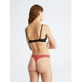 thumbnail image 4 of Calvin Klein Women's Invisibles Seamless Thong Panties, 3 Pack; Size Medium, 4 of 4