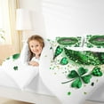 thumbnail image 4 of Feelyou Kid Gnome Shamrock Twin Comforter Sets, Lips Love Heart Bedding Set, 2 Pieces, 4 of 8