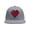 Grey, variant on Top Headwear 80s Video Game Pixelated Heart Patch Snapback Cap - Grey
