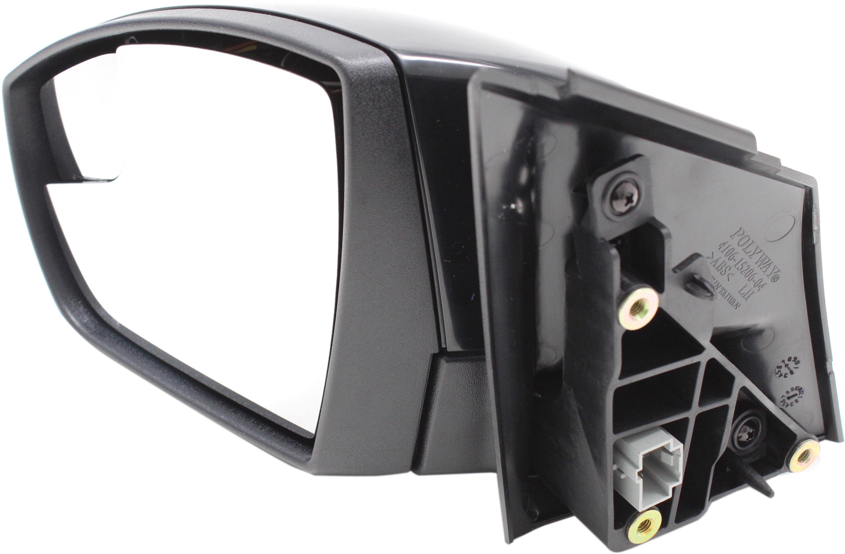 Mirror Compatible With 2015-2018 Ford Focus Left Driver Side w/ Blind Spot Corner Glass In-housing Signal Light Paintable Kool-Vue