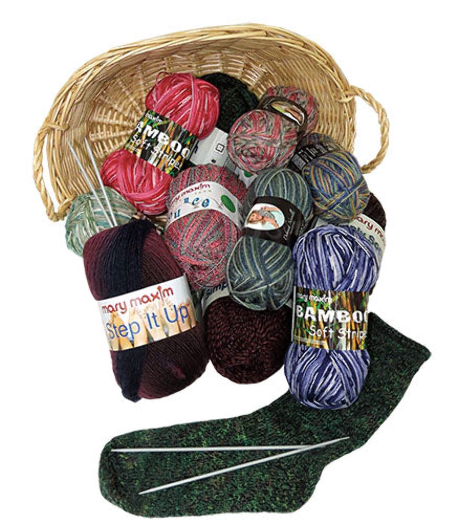 Mary Maxim Sock Yarn Mystery Box