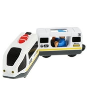 MLINS Kid Connectable Train Electric Plaything Wheel Hamster Car Baby White