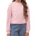 thumbnail image 3 of Sunflower Printing Kids Crop Hoodies Children Casual Round Neck Sweatshirt, 3 of 5