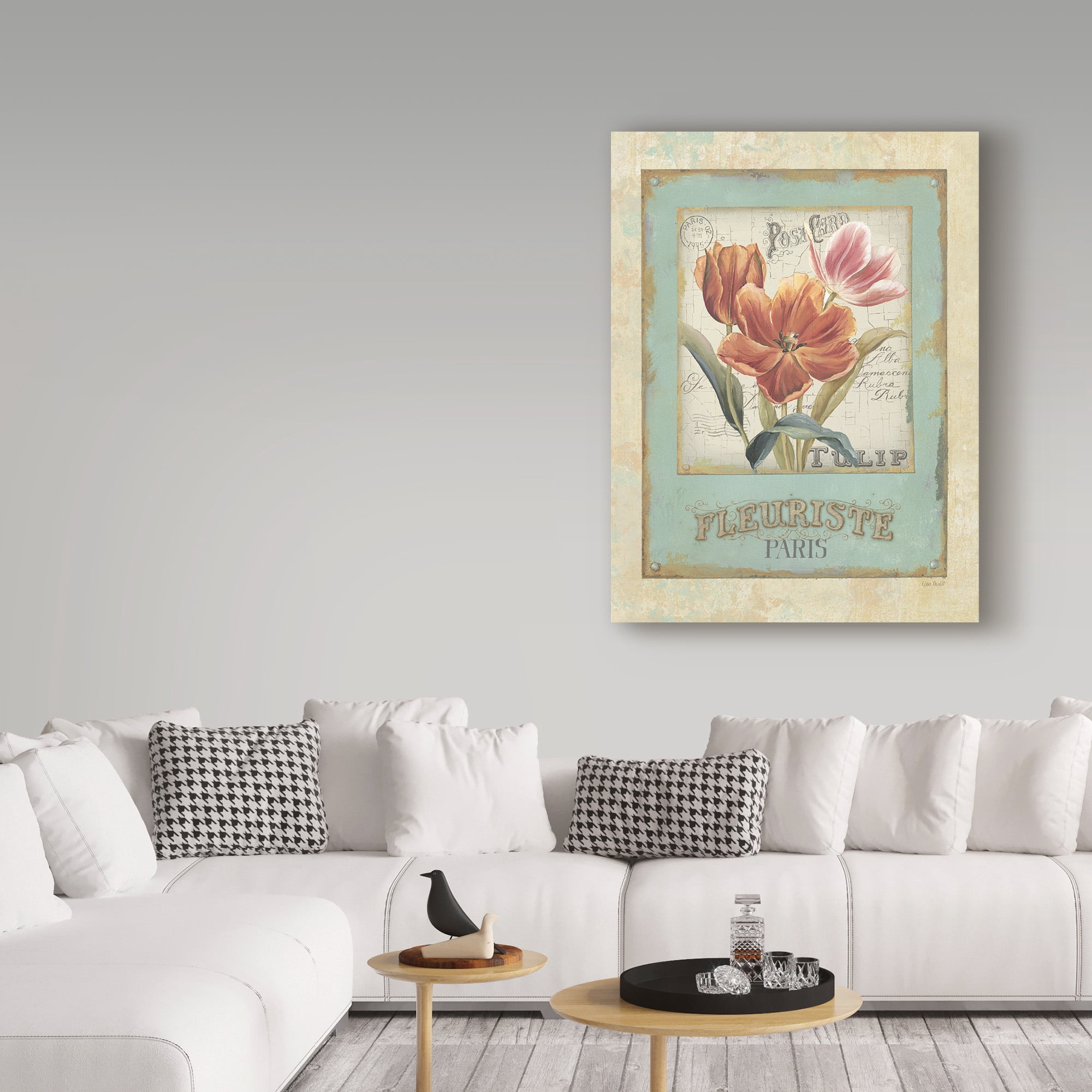 Trademark Fine Art 'Flower Shop II' Canvas Art by Lisa Audit