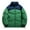 Green Mens Jacket, variant on DUMUIELD Mens Down Jackets Fashion Color Block Ski Coat Winter Warm Jacket Thicken Waterproof Stand Collar Puffy Coat Black,S