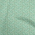 thumbnail image 1 of oneOone Rayon Light Mint Green Fabric Ice Cream & Cupcakes Fabric For Sewing Printed Craft Fabric By The Yard 56 Inch Wide, 1 of 5