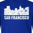 thumbnail image 4 of Inktastic San Francisco Skyline with Grunge Long Sleeve Youth T-Shirt, 4 of 5