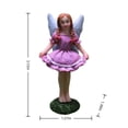 thumbnail image 3 of Garden Figurines Miniature Resin Fairies Statues Ornaments for Garden Terrarium Pot Yard Decor Indoor Outdoor Home Party Gift Fairy Garden Decor, 3 of 7