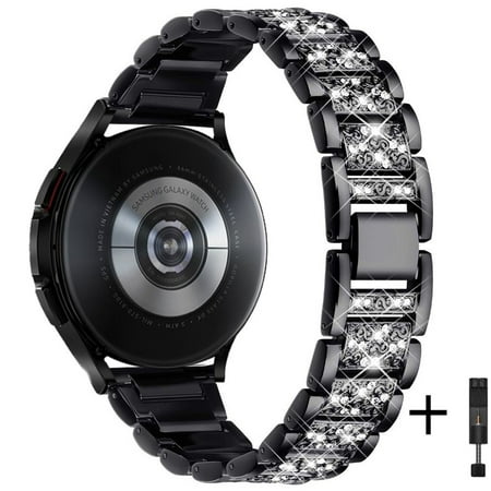 20mm Diamond Band for Samsung Galaxy Watch 4/Classic/46mm/42mm/active 2 Gear s3 Metal bracelet Huawei GT/2/GT2/3 Pro 22mm strap
