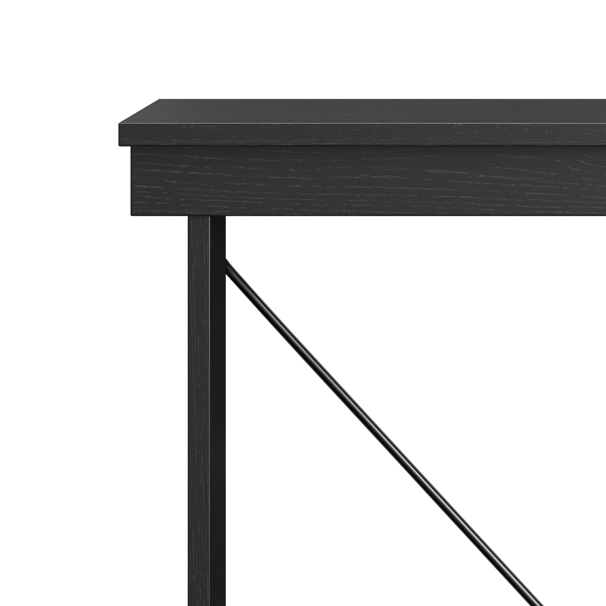 Mainstays Ardent No Tools Small Space Writing Desk, Black