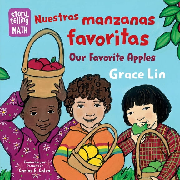 Pre-Owned Storytelling Math: Nuestras manzanas favoritas / Our Favorite Apples (Board book)