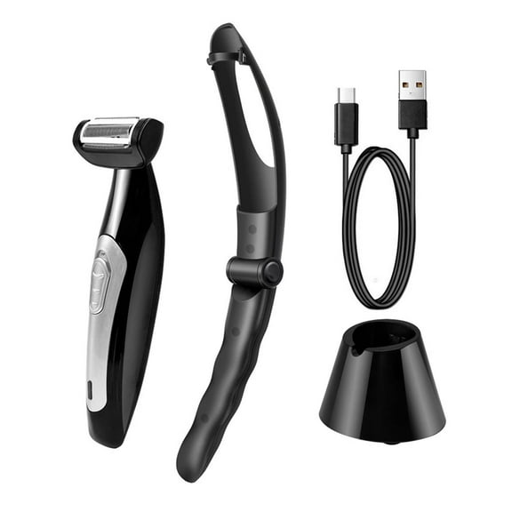Stgfyxgs Back Hair Removal Wet and Dry Using Ergonomic Handle Remoavble Body Grooming
