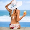 thumbnail image 5 of Valentine's Day Love Detachable Sponge Adjustable Strap Bikini Set Two-Pack Swimsuit Swimwear for Beach Pool Party, 5 of 6