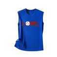 thumbnail image 5 of Birdeem Mode Femme Débardeur Imprimé Col Rond Ample Sans Manches T-Shirt Chandail Tops, 5 of 5
