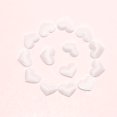 thumbnail image 2 of Adornos para mesa de boda, confeti en forma de corazón de amor, decoraciones brillantes para fiestas (1,4 cm, blanco), 2 of 2