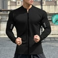 thumbnail image 5 of Fengactive Long Sleeve Compression Shirts for Men Full Zip Running Shirt Moisture Wicking Athletic Tshirt, 5 of 5