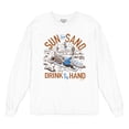 thumbnail image 5 of Sun and Sand Drink in My Hand Long Sleeve T-shirt But its a Dry Heat Funny Skeleton Desert Summer Beach Vacation, 5 of 7