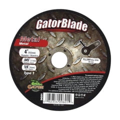 

3PC Gator Gator - 9601 - 4 in. Dia. x 5/8 in. Aluminum Oxide Cut-Off Wheel 1/pc.