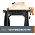 thumbnail image 4 of Worx WX065 Clamping Sawhorses with Bar Clamps, 4 of 12