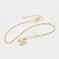 thumbnail image 3 of Collar Corazon Frecuencia Perla Natural Y Swarovski Oro Lam dorado Unitalla, 3 of 8