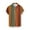 Orange, variant on lcziwo Men's Striped Shirts,Bowling Shirt for Men Vintage Short Sleeve Regular Fit Hawaiian Casual Button Down Beach Shirts 2024,Orange XL