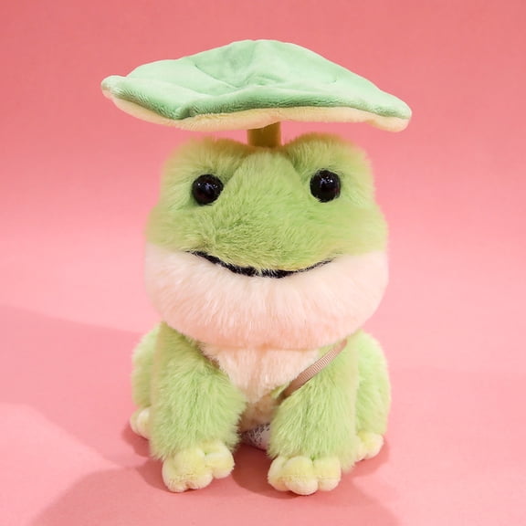 Frog Plush Soft Stuffed Animal Doll, Cute Cozy Plush Companion for Home Bedroom Playroom Decor, Birthday Gift Easter Gifts, B