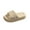Beige, variant on Green Women'S Slippers Eva Material Thick Sole Side Letter Print Bathroom Non Slip Home Wear Washable Indoor Outdoor Casual 1Pc 0.62 Lb