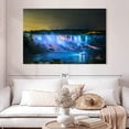 thumbnail image 2 of Elephant Stock Colorful Niagara Falls Wall Art - Horizontal Canvas Wall Art - Living Room Wall Decor - Nature Canvas - Black And Blue Decor - 51" x 34", 2 of 8
