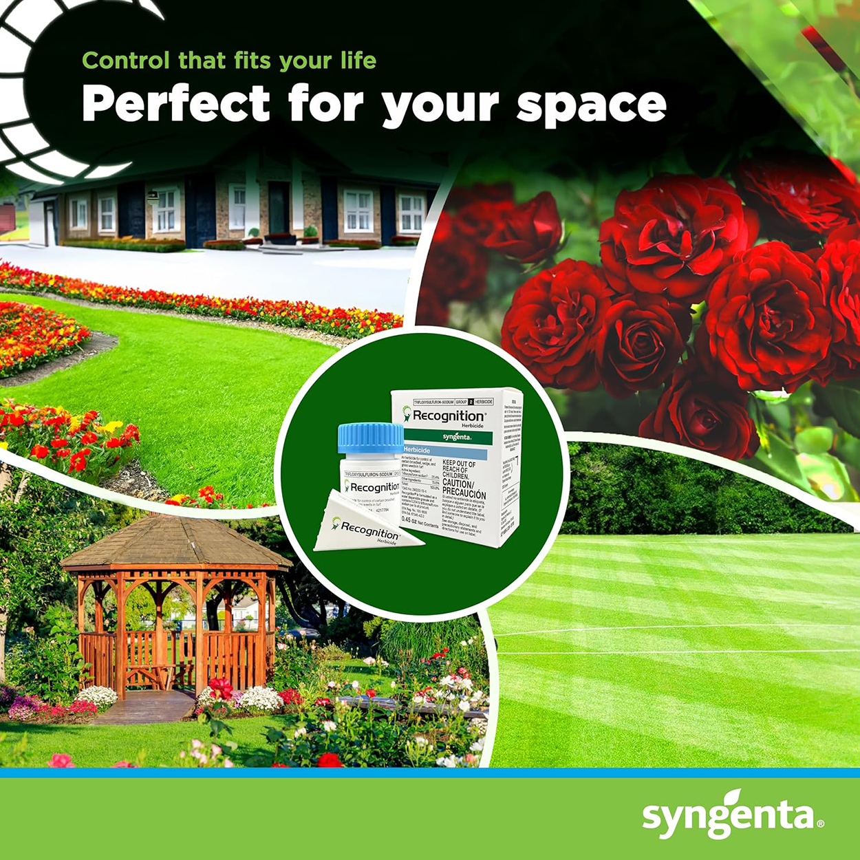 Recognition Herbicide - Post-Emeergent Control of over 40 Weeds - 0.45 oz Bottle by Syngenta