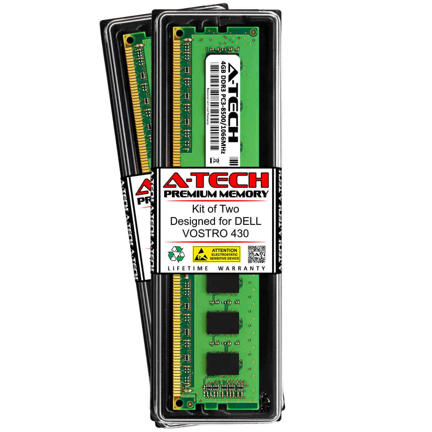 8GB 2X 4GB Memory DDR3 PC3-8500 DELL Vostro 3000 New 8GB 2X 4GB Memory DDR3 PC3-8500 DELL Vostro 3000 New