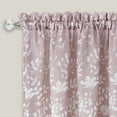 thumbnail image 2 of 2 Pack Shabby Pastel Floral Rod Pocket Window Curtain Panel - Blush/Pink, 63 in. Long, 2 of 3