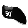 thumbnail image 2 of koolsoo 2- Golf Club Iron Putter Headcover Head Cover 50 Degree Black 3 Pcs, 2 of 9