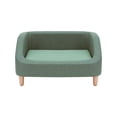 thumbnail image 6 of Teamson Pets Bennett Linen Sofa Dog Bed for Pets up to 66 lbs, Sea Green, 6 of 11