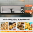 thumbnail image 3 of WeChef Countertop Pizza Oven Electric Pizza Maker 1700W for 16" Pizza Commercial, 3 of 9