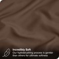 thumbnail image 2 of Bare Home Pillowcase Set - Premium 1800 Collection - Double Brushed - Ultra Soft - Standard Size, Cocoa, 4 Count, 2 of 7