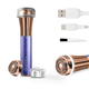 thumbnail image 1 of iMusthav Facial Removedor de Vello para Mujer / Oro de 18K Cabezal de Doble Anillo de 20 Mm / Luz LED de 360° Recargable por USB, 1 of 9