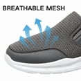thumbnail image 3 of CHICVOMEY Mules for Men Woven Mesh Soft Sole Casual Non Slip Lightweight Slip On Shoes for Daily Home Office Comfortable, 3 of 7