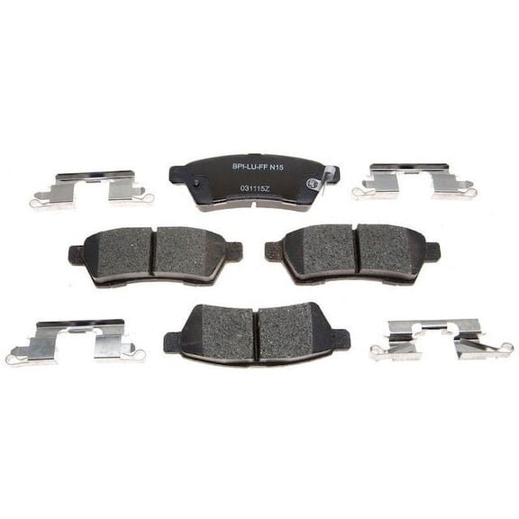 Rear Brake Pad Set - Compatible with 2005 - 2020 Nissan Frontier 2006 2007 2008 2009 2010 2011 2012 2013 2014 2015 2016 2017 2018 2019