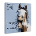thumbnail image 2 of Stupell Industries Eclectic Just Horsin' Around Canvas Art, 30 x 30, by Kim Curinga, 2 of 8