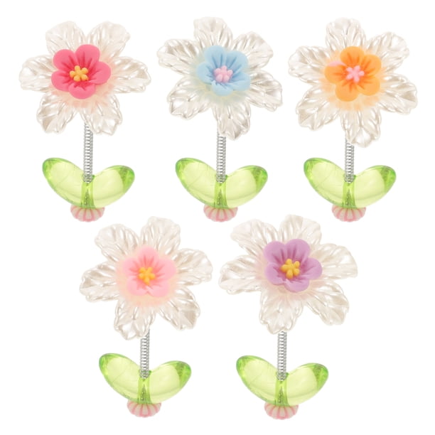 unbranded 5Ud Adorno Floral Para Salpicadero De Automóvil Universal En Material De Resina