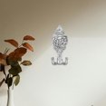 thumbnail image 4 of unbranded 2Ud Para Colgar Llaves Toallas O Ropa De Hierro En Forma De Flor Color Plata, 4 of 8